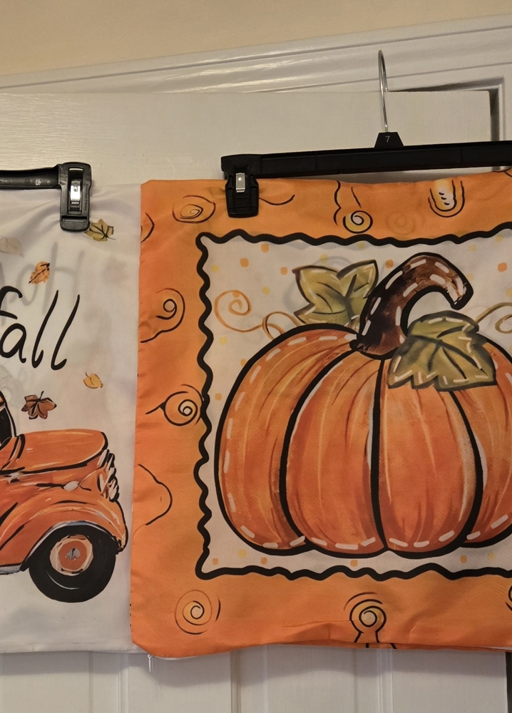 Fall Themed Decorative Pillow Covers